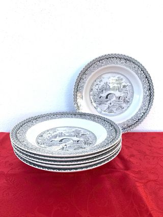 VAJILLA VINTAGE DE PORCELANA