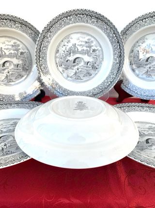 VAJILLA VINTAGE DE PORCELANA