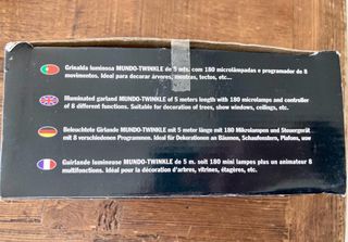 Luces Navidad 5mts 180 luces calido Nuevo estrenar