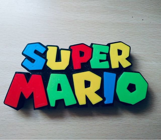 Logo 3D SuperMario
