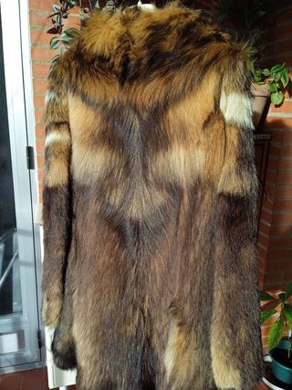 Chaquetón vintage de piel