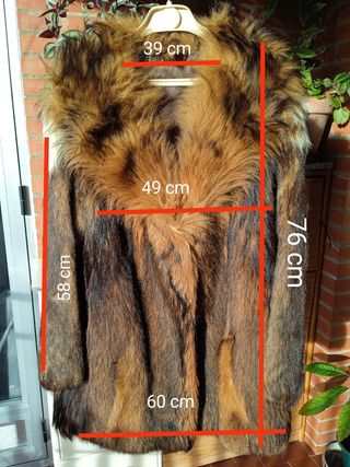 Chaquetón vintage de piel