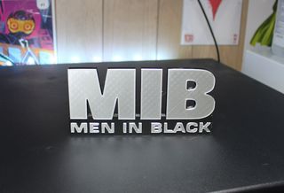 Letrero Men in Black