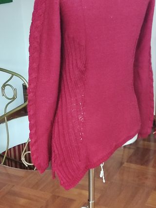 Maglione donna bordeaux. Zara . S