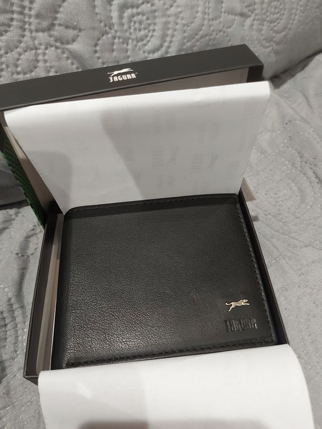 Portafoglio in pelle Jaguar uomo