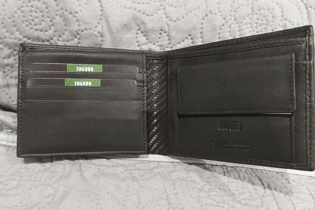 Portafoglio in pelle Jaguar uomo