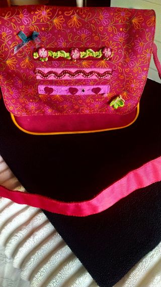 Bolso niña rojo