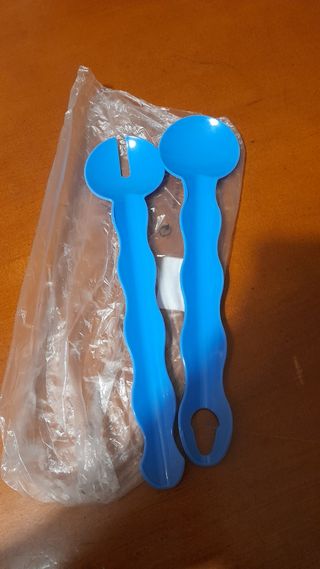 Cubiertos ensalada tupperware