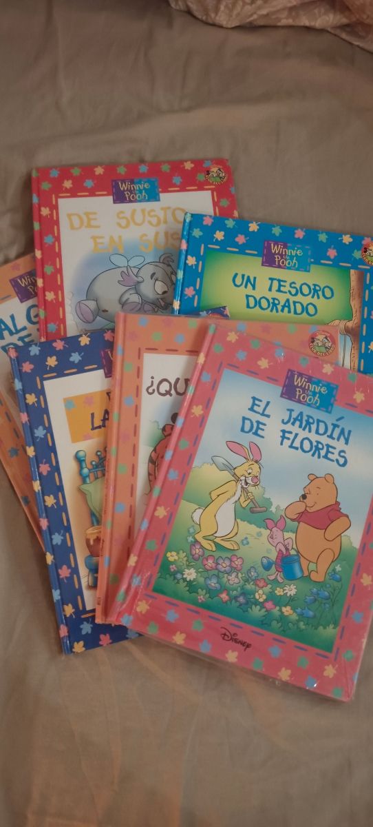 lote 6 libros winnie pooh