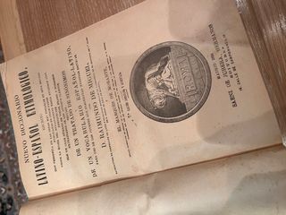 Diccionario 1924 Latino Español etimológico