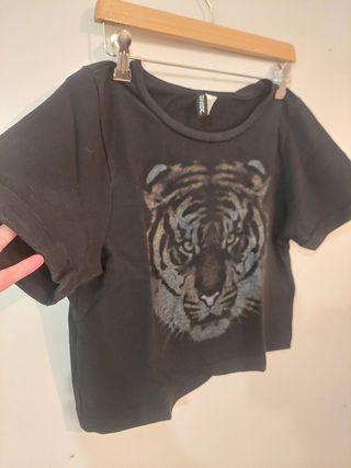 Top crop sudadera