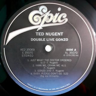 Vinilos Lp TED NUGENT. 1978 y 1979