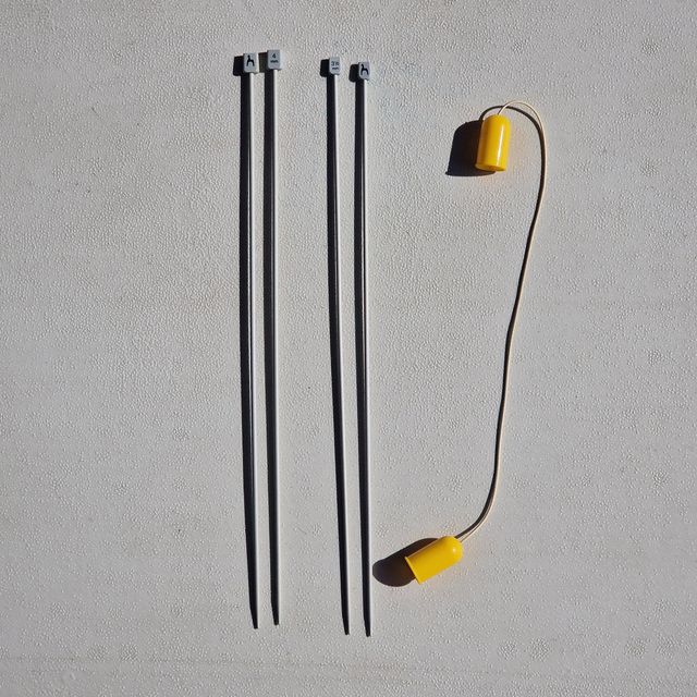 Set de 5 pares de agujas de punto