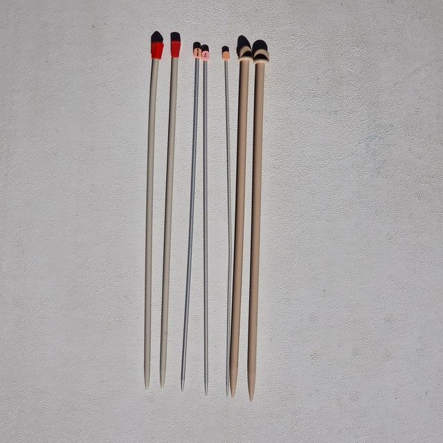 Set de 5 pares de agujas de punto