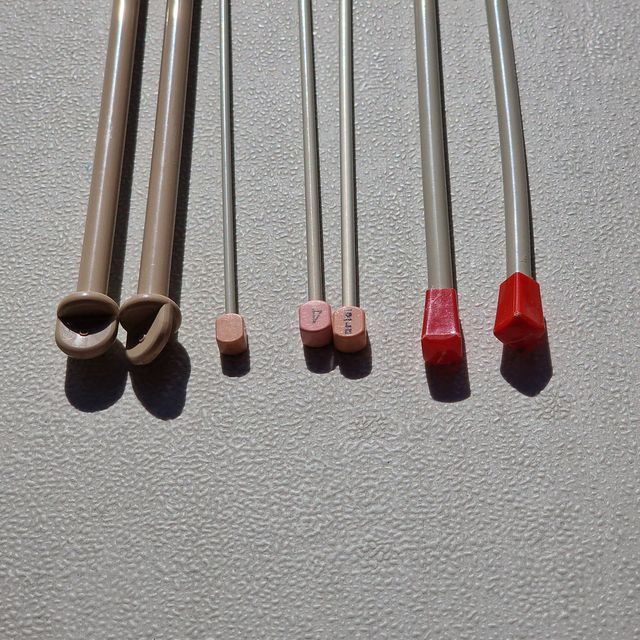 Set de 5 pares de agujas de punto