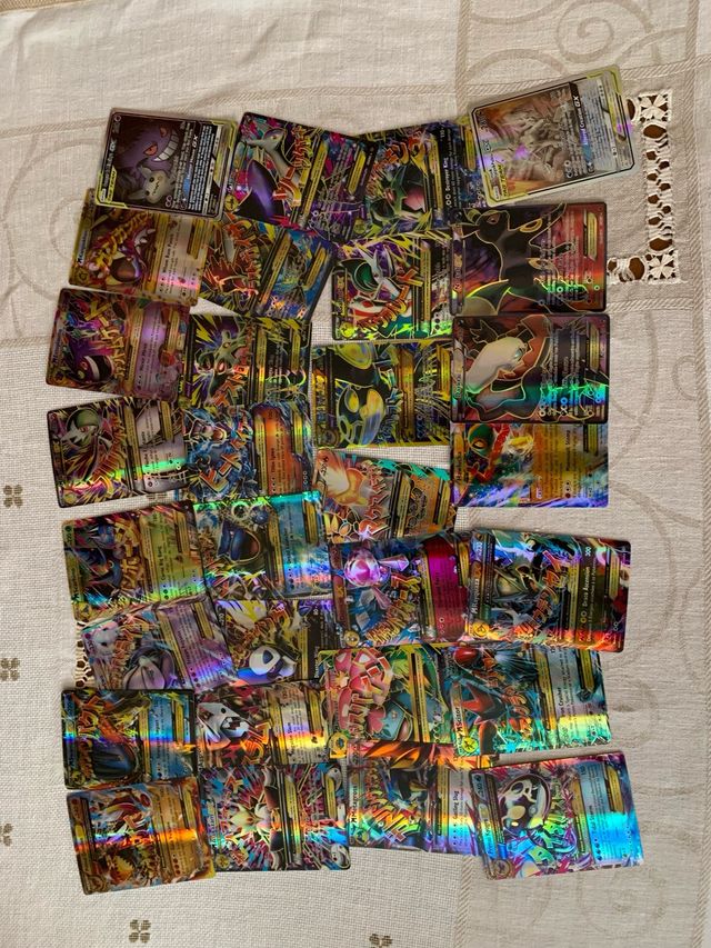 Cartas Pokemon 25 megaevoluciones y 5 EX