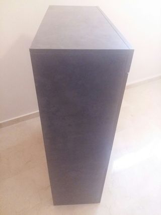 Mueble salón vitrina pared