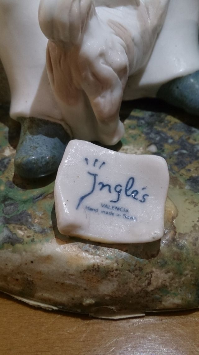 Figura de Porcelana Vintage Inglés de Valencia