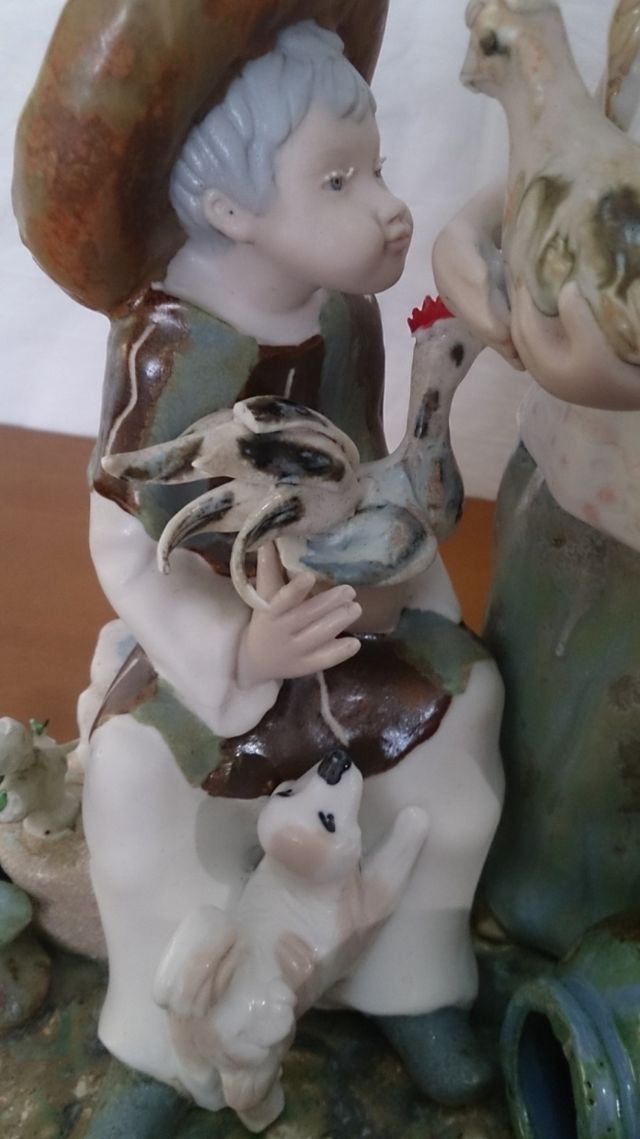 Figura de Porcelana Vintage Inglés de Valencia