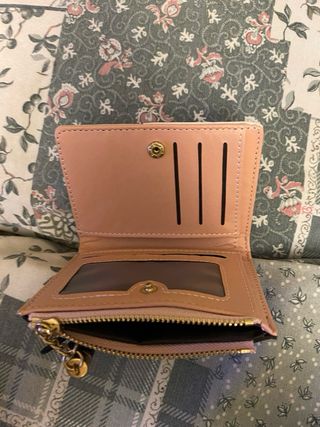 Cartera de cuero (tarjetero/monedero)