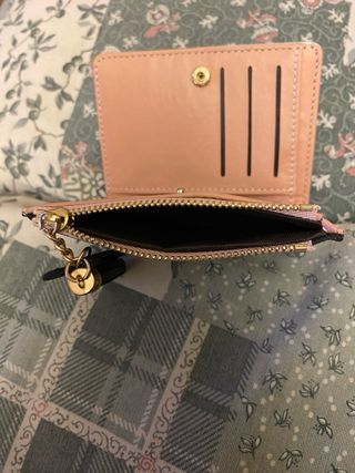 Cartera de cuero (tarjetero/monedero)