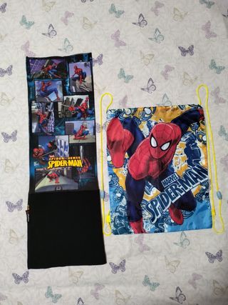 Buff - Tubular( braga ) + Bolsa saco Spiderman