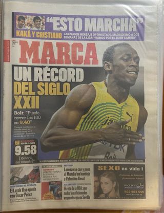 Récord mundo 100m Usain Bolt | Marca