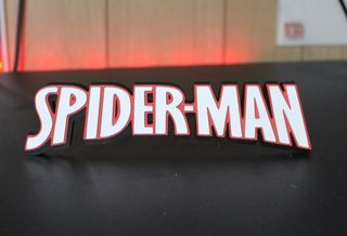 Letrero Spiderman