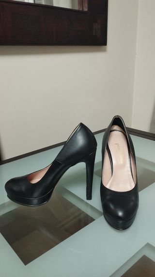 Zapato mujer negro tacon alto