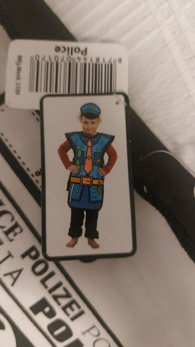 Disfraz policia + rotuladores NUEVO!