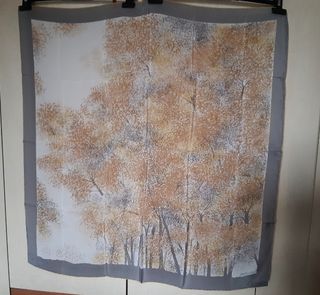 Grande foulard nuovo 85x85 100%seta
