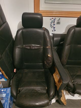 Asientos sport bmw e36 coupe cuero y tela