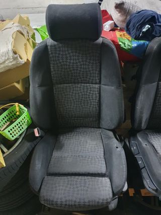 Asientos sport bmw e36 coupe cuero y tela