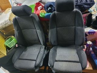 Asientos sport bmw e36 coupe cuero y tela