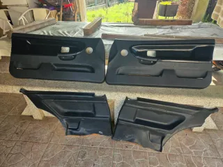Asientos sport bmw e36 coupe cuero y tela