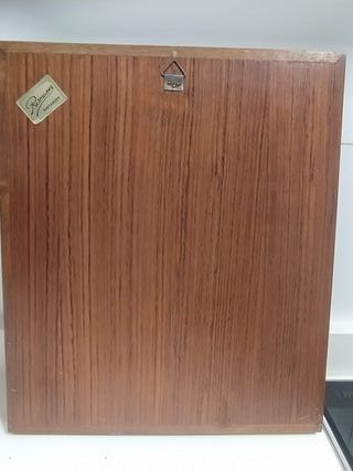 Cuadro Esmalte La Virgen de Belén-enmarcado en pla