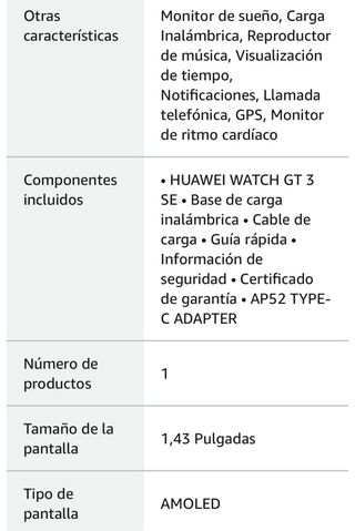 RELOJ HUAWEI Watch GT 3 SE