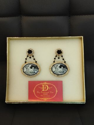 Pendientes flamenca estilo vintage