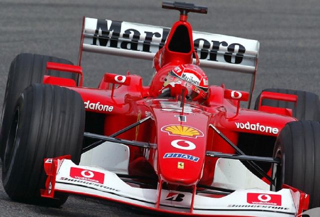 Ferrari F2002 V10 F1 M.Schumacher SOLO CALCAS