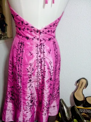 Vestido rosa cliché mui elegante y cómodo