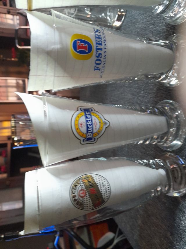 6 vasos cerveza colección