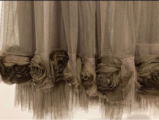 Falda tul marrón dorado, cinturilla elastica.