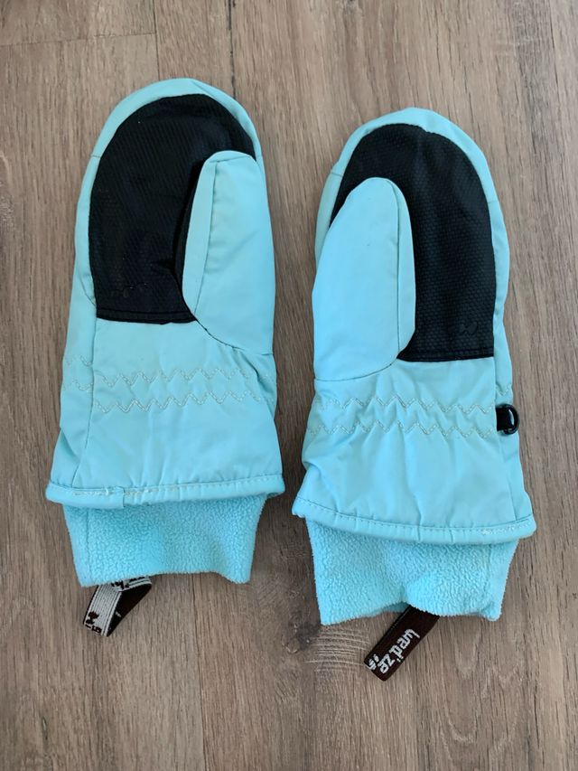 manoplas niño nieve