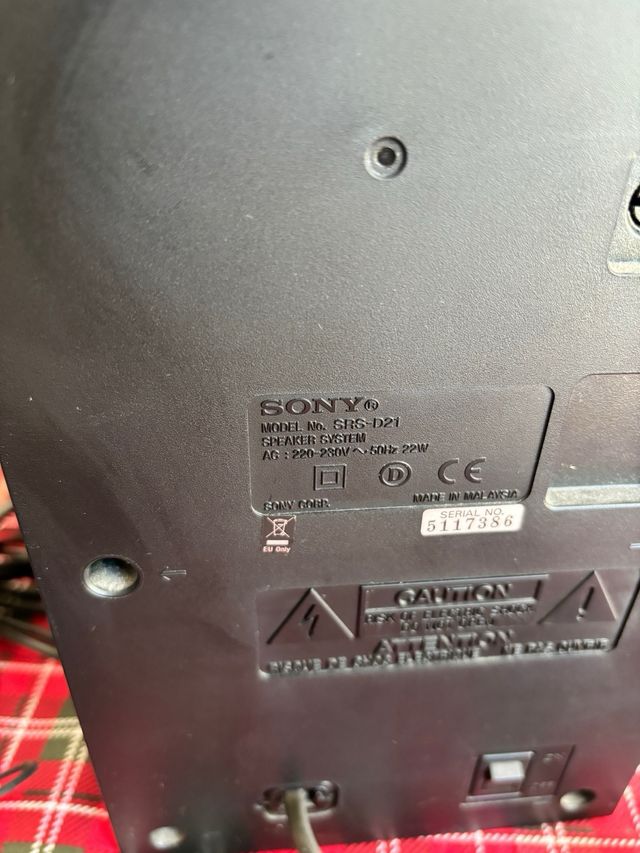 Altavoces con subwoofer Sony SRS-D21