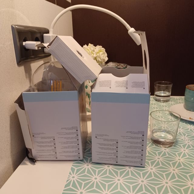 2 bombillas Led GLOBO 10W E 27