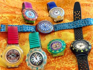 collezione orologi Swatch Scuba vintage
