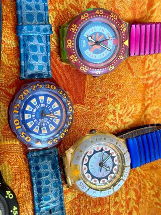 collezione orologi Swatch Scuba vintage