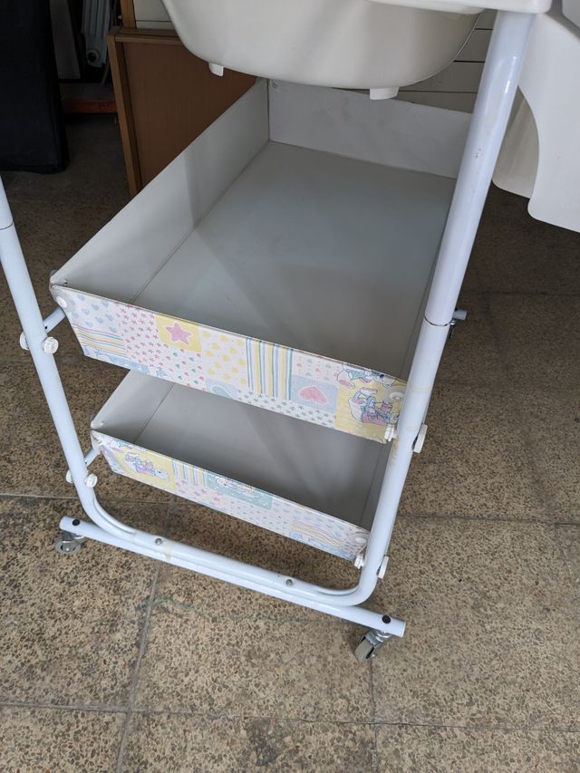 Cambiador y bañera para niños