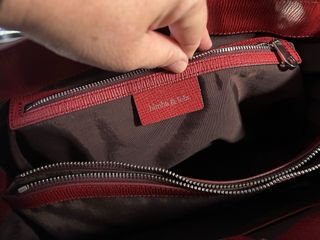 Bolso rojo vino piel Bimba y lola