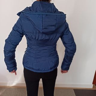 Añorak azul, añorak corto, chaqueta